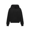 Sudadera con capucha minimalista gris de corte holgado para mujer, nueva popular chaqueta top casual versátil otoño/invierno 2026