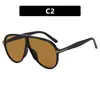 Óculos de Sol em Formato de Sapo com Armação Grande, Óculos de Sol em T, Óculos de Sol Personalizados da Moda, Estilo Europeu e Americano, Proteção UV, Design Estiloso