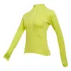 Sudadera Deportiva de Media Cremallera de Manga Larga para Mujer, Profesional para Correr, Lycra, Entrenamiento, Empalme de Camuflaje, Adelgazante para Fitness, Ropa de Fitness Adelgazante