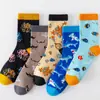 Calcetines de comercio exterior transfronterizos estilo académico coreano japonés para mujer, lindos calcetines de gatito de dibujos animados para otoño e invierno, fabricantes al por mayor