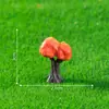 Transfronterizo Producto Nuevo Creativo Europeo Retro Teja Roja Chimenea Casa Pequeña Bricolaje Decoración Accesorios Micro Paisaje Adornos Pequeños