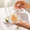 Tigela de Sobremesa de Vidro Transparente Taça de Degustação com Tampa Tigela de Frutas Ninho de Pássaro Tigela Criativa para Água com Açúcar Tigela de Mingau Orelha de Prata Xícara de Sopa Delicada