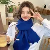 Bufanda de Punto de Color Sólido de Moda para Mujer, Nueva Versátil para Otoño e Invierno, Calentador de Cuello Pequeño para Pareja Estudiante, Personalizable