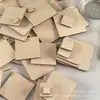 Venta Directa al Contado Color Madera Ángulo Recto Cuadrado Redondeado Virutas de Madera Corte Láser Se Pueden Usar como Virutas de Madera Decorativas DIY