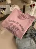Camiseta Pulóver Manga Corta Cuello Redondo Estampado de Cachorro de Yoga de Dibujos Animados Anime Omalai para Mujer Primavera Top Cepillado 6409