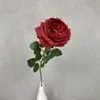 Flor artificial Austin individual estilo Ins, arreglo popular para escritorio, decoración suave de lujo ligero, flor artificial con sensación de alta gama para bodas
