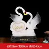 Adornos Creativos de Cisne Día de San Valentín Boda Inauguración de Casa Decoración para el Hogar Nuevo Suministros Sala de Estar Gabinete de Vino Vestíbulo Estante de Exhibición Decoración