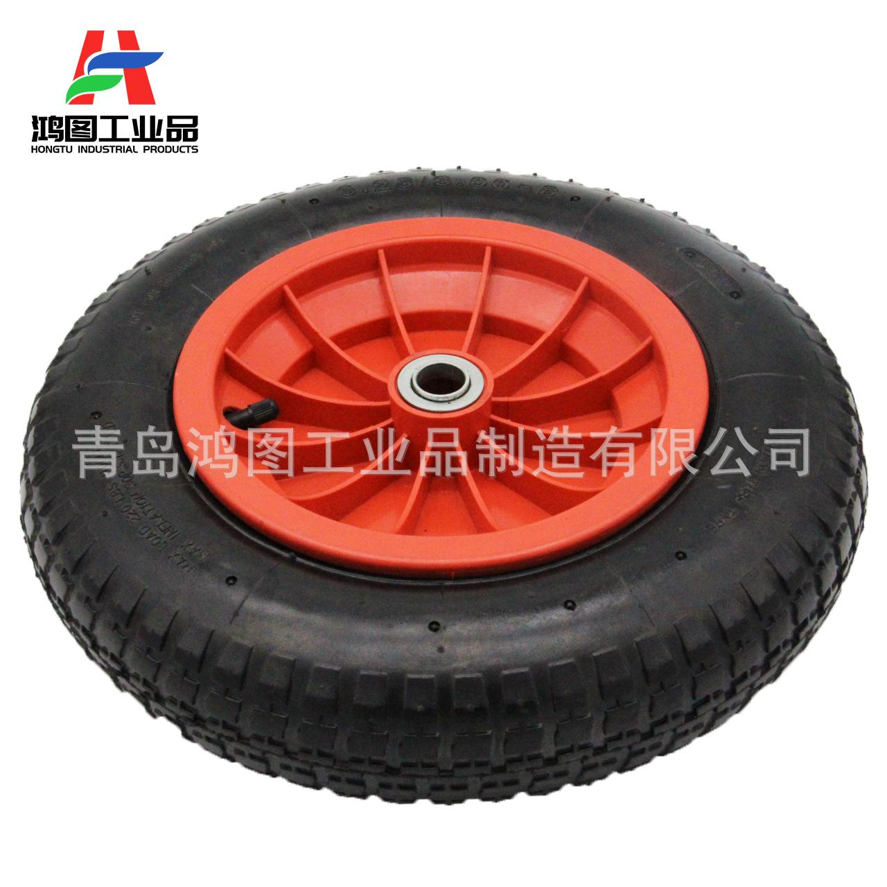 14寸3.25-8平花橡胶充气轮 (9)