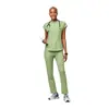 Fábrica de Origem Uniformes Cirúrgicos Tecido Respirável Bordado Oftalmologia Roupa de Trabalho Uniformes Médicos Pequeno Lote Design no Mesmo Dia