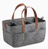 Bolsa de Almacenamiento para Pañales de Fieltro Transfronteriza, Bolsa de Pañales de Gran Capacidad, Bolsa de Almacenamiento Miscelánea, Logo Personalizable, Bolso Tote para Mamá