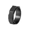 Anillo Personalizado Hexagonal Giratorio de Acero Inoxidable Estilo Ins Trendy para Ropa de Trabajo Anillo Diario Venta al por Mayor