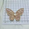 Nuevo Tejido de Malla con Pedrería Serie Mariposa Tridimensional Charms para Zuecos DIY Hebilla de Zapato Accesorios Fabricante