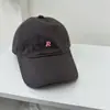 Gorra de Béisbol Suave con Bordado de Letras Sencillo Estilo Coreano para Mujer, Gorra de Sol de Ala Ancha para Exteriores que Hace que la Cara Parezca Más Pequeña, Gorra Versátil de Pico de Pato