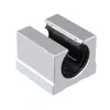 Bloque de Rodamiento Lineal Tipo Abierto SBR / Corredera de Aluminio Extendida 10/12/16/20/25/30/35/40/50UU