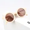 Nuevas Gafas de Sol para Niños Dinamarca Marco Redondo Esmerilado Gafas UV400 Anti-UV Gafas de Sol para Niños y Niñas Tendencia