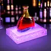 Soporte Creativo Luminoso para Vino Bar LED Estante de Exhibición Colorido Base Portabotellas KTV Vino Tinto Champagne Rey Vino Extranjero