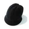 Gorro de Punto de Cachemira de Color Sólido Estilo Otoño e Invierno para Mujer Casual Versátil Cálido Protección contra el Frío Gorro de Lana de Ala Corta Gorro con Protección para los Oídos