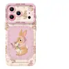 Pañuelo de cabeza Conejo Adecuado para Funda de Teléfono Iphone17 16Promax Apple 15 Cadena Colgante 14 Silicona 13 Linda 12 Funda