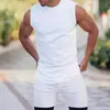 2024 Verão Transfronteiriço Novo Fitness Colete de Listras Verticais Masculino Corrida ao Ar Livre Lazer Esportivo Sem Mangas Trabalhador