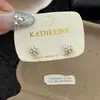 Pendientes Pequeños de Perlas Acrílicas de Moda y Minimalistas para Mujer, Pendientes de Celebridad de Internet Dongdaemun Coreano, Accesorios para Orejas de Estilo Minimalista Retro