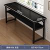Escritorio Doble Largo Estudiante Hogar Dormitorio Aprendizaje Escritura Casa de Alquiler Mesa de Computadora Rectangular Mesa Estrecha de Pared