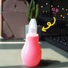 Limpiador nasal para bebés recién nacidos, bomba de silicona manual para bebés, aspirador nasal de silicona suave, fácil de limpiar la cavidad nasal.