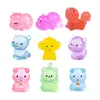Novo produto transfronteiriço: figuras de filhote e hipopótamo que brilham no escuro, acessórios decorativos fofos para DIY, ornamentos para paisagens em miniatura e pequenas decorações de mesa