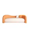 Loja de roupas de salão de beleza estilo creme recepção sofá hotel apartamento pousada sala de estar apartamento pequeno sofá para live streaming