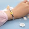 Primavera Nuevo Verano para Mujer Ins Nicho Estudiante Mejor Amiga Pulsera Combinable Trendy Perla Colorido Sonriente Pulsera de Cuentas para Mujer