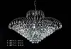 Novo Salão de Casamento Adereços de Ferro Lâmpada Prateada Eletrogalvanizada Lâmpada de Teto de Cristal Iluminação Adereços de Casamento Lustre de Corrente de Cristal