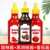 Combinação de Molho para Salada e Ketchup para Uso Doméstico, Molho para Salada de Frutas e Vegetais, Frasco Squeeze Específico para Sanduíches