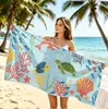 Nueva Toalla de Playa de Microfibra Estampada con Diseños Personalizables, Exportación Transfronteriza de Poliéster-Nailon Toalla de Baño Grande