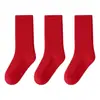 Artículo Popular Calcetines Rojos Transfronterizos con Estilo Chino Moderno para Hombres, Mujeres y Niños, Calcetines Rojos Festivos para el Año del Dragón, Calcetines de Media Pantorrilla para Año Nuevo