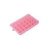 Bandeja de Silicona para Hielo Transfronteriza 15 Cavidades 24 Cavidades Bandeja Cuadrada para Hielo con Tapa Molde para Cubitos de Hielo Caja Doméstica para Hacer Hielo Bandeja de Hielo Fácil de Desmoldar