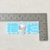 Folhas Acrílicas Coloridas Divertidas Sanrio com Texto para DIY Presilhas de Cabelo Infantis, Acessórios de Cabelo, Decorações de Bolsas e Acessórios Atacado