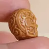 Nuevas Cuentas Sueltas Talladas de Calavera de Sándalo para Pulsera Tejida a Mano DIY, Collar, Colgante, Accesorios de Madera Maciza