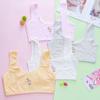 Em estoque Sutiã estilo colete de cor sólida para atacado Algodão Puro Anti-impacto Roupa íntima para meninas Confortável Macio Período de Desenvolvimento Envolva o Peito