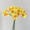Flores artificiales estilo pastoral 6 narcisos escritos a mano Explosiones de AliExpress narciso accesorios para exteriores de hotel flores falsas
