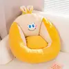 Nuevo Cojín de Terciopelo Rayado Oficina Dibujos Animados Cojín Semicerrado Sofá Tatami Cojín para Asiento Cojín para Silla de Estudiante