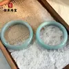 Xinjiang Hotan Mongolia Exterior Qiemu Pulsera Azul Pulsera para Mujer Temperamento Rico y Seguro Pulsera Noble para Niña
