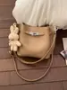 Diseño de Color Sólido Simple y Único, Bolso Cubo de Gran Capacidad, Nuevo Estilo de Alta Gama, Bolso Dulce y Elegante, Bolso de Moda para Madre e Hija