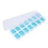 Molde para Cubitos de Hielo de 14 Cavidades de Silicona de Grado Alimenticio Caja de Almacenamiento para Cubitos de Hielo Congelados Nevera Doméstica Hielera con Tapa Cubitos de Hielo Caseros