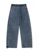 Calças Jeans Masculinas 2026 Novo Estilo Juventude Versátil Primavera Calças de Perna Reta Largas Casuais Calças Longas Masculinas