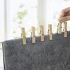 Pinzas de Bambú para Secar Ropa y Calcetines, Pinzas de Madera Fuertes para el Hogar, Pinzas a Prueba de Viento para Secar Colchas, Pinzas para Invernadero, Pinzas de Sellado