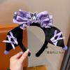 Diadema de Felpa para Niños, Lazo Lindo, Serie de Dibujos Animados de Kuromi, Pinza para el Cabello de Niña, Diadema, Accesorios para el Cabello