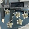 2023 totalmente novo cartão branco com flor de pérola pontiaguda 18mm loja de artesanato japonês material atacado vendas diretas de fábrica em estoque