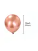 10 Unidades metálico rosa dourado champanhe dourado prata 5/10 polegadas 12 polegadas 18 polegadas balão festa de aniversário