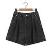 Conjunto Casual de Punto Calado para Vacaciones Tallas Grandes Runqi Plus-Size Tres Piezas 8889 Conjunto de Camisola y Shorts Casual de Moda para Mujer