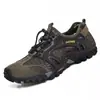 Zapatos de Senderismo para Hombre Otoño Transpirables Deportes al Aire Libre Transpirables Ligeros Superficie de Malla Escalada Cruce de Agua Calzado para Vadear Arroyos