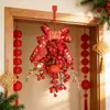 Adornos de Caqui para Año Nuevo y Festival de Primavera para Decoración de Interiores, Montaje de Ambiente de Año Nuevo, Colgantes de Frutas de la Fortuna para Puerta de Entrada